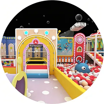 Macaron Theme Soft Play Area